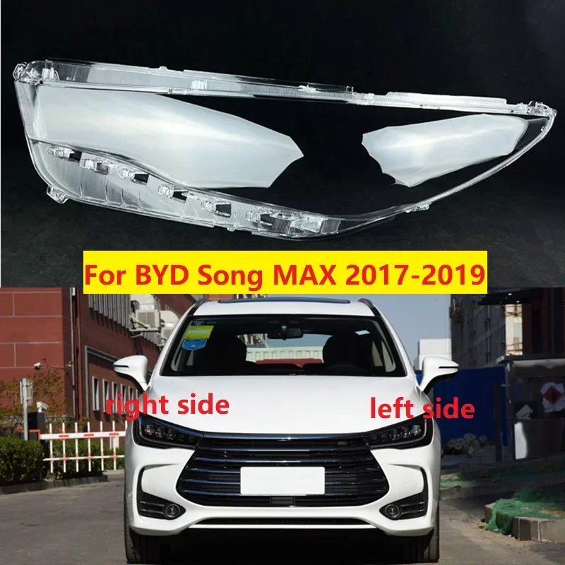 

For BYD Song MAX 2017 2018 2019 Headlights Cover Headlamp Shell Transparent Lampshade Original Lens Mask Plexiglass Lamp Shell