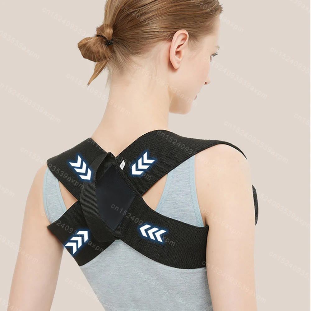 Back Brace Posture Correction Belt Men and Women Shoulder Straightener Adjustable Full Back Support Upper and Lower Pain Relief