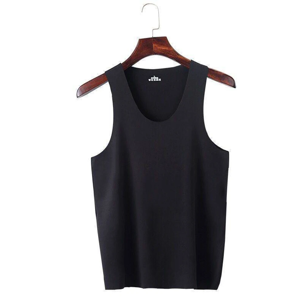 Bodybuilding Singlets Ice Silk Tank Top Fitness Training Slim Fit Gym Wear Stylish Fitness Singlet For Bodybuilding