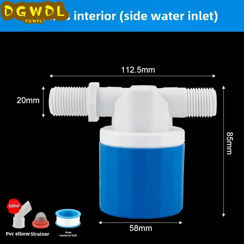 Fully Automatic Water Level Control Float Valve 1/2" Auto Shut Off Automatic Water Stop Automatic Water Make-up Controller