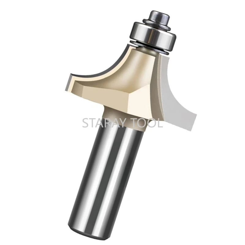 

Carbide Round Over Router Bit Round Corner Chamfering Milling Cutter Radius Edge Woodworking Trimming CNC Tool Wood MDF