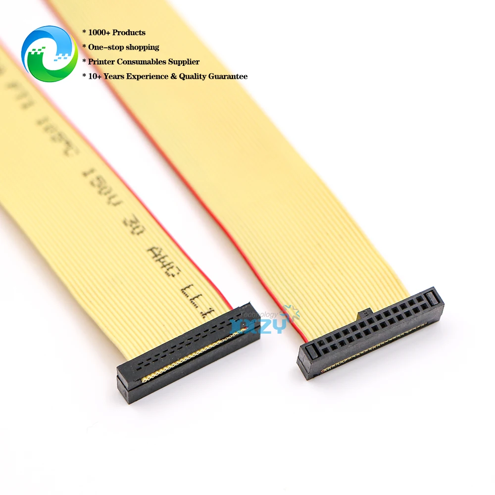 Xaar 382 Wit-color 2000 3000 Solvent Printer Head Cable Smart Inkjet Printer 26P Data Line 40CM