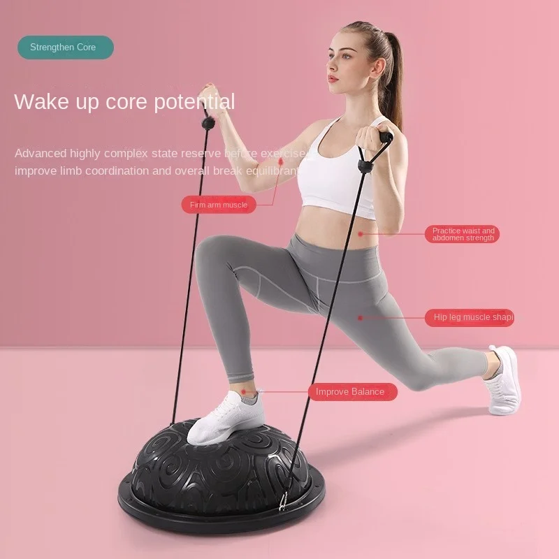 Wave Speed Ball for Yoga Balance Ball Hemisphere Half Circle Fitness Ball Yoga Pilates Meditation Balls Bolinha De Gel Drop-shi