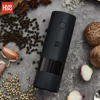 Youpin Huohou Electric Grinder Automatic Mill Pepper And Salt LED Light 5 Modes Peper Spice Pulverizer Cooking Core Mill Kitchen