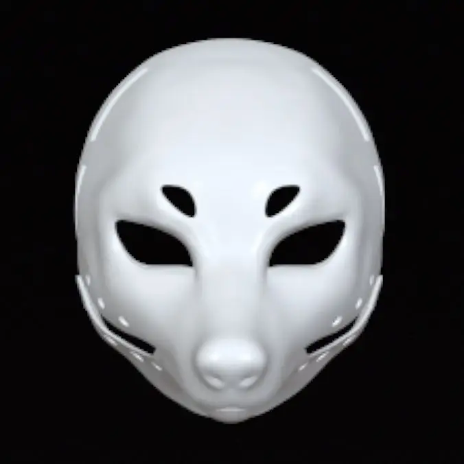 Kigurumi Base Mask Movable Jaw Fox and Dog 3D Printing Semi Realistic Beast Suit Skull Cosplay Costume Accessorie