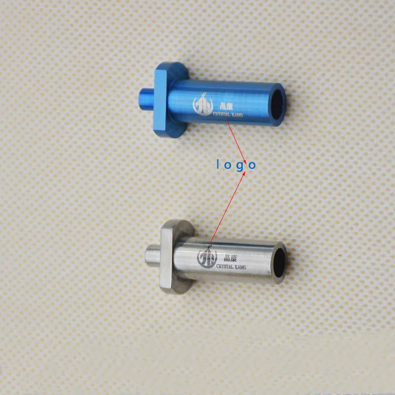 Instrumentos oculares, llave de leche súper de aleación de titanio, mango de succión de acero inoxidable, llave Alcon de flexión recta de 45 grados