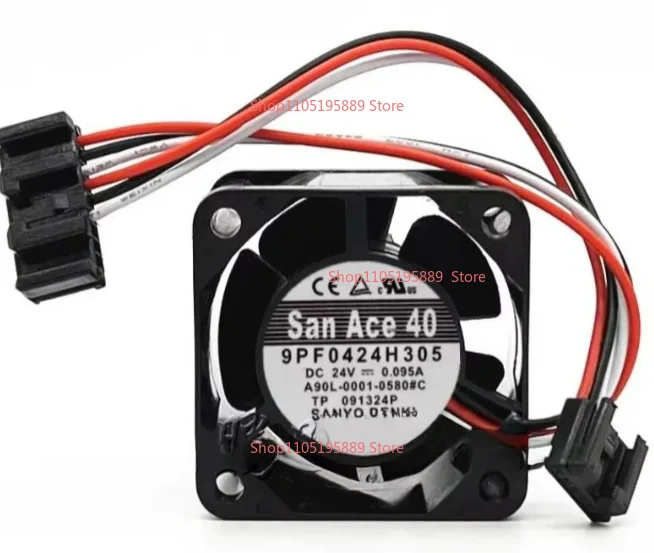 

Original Cooler Fan for SanAce40 9PF0424H305 A90L-0001-0580 # C 24V 0.095A 4CM Cooling Fan