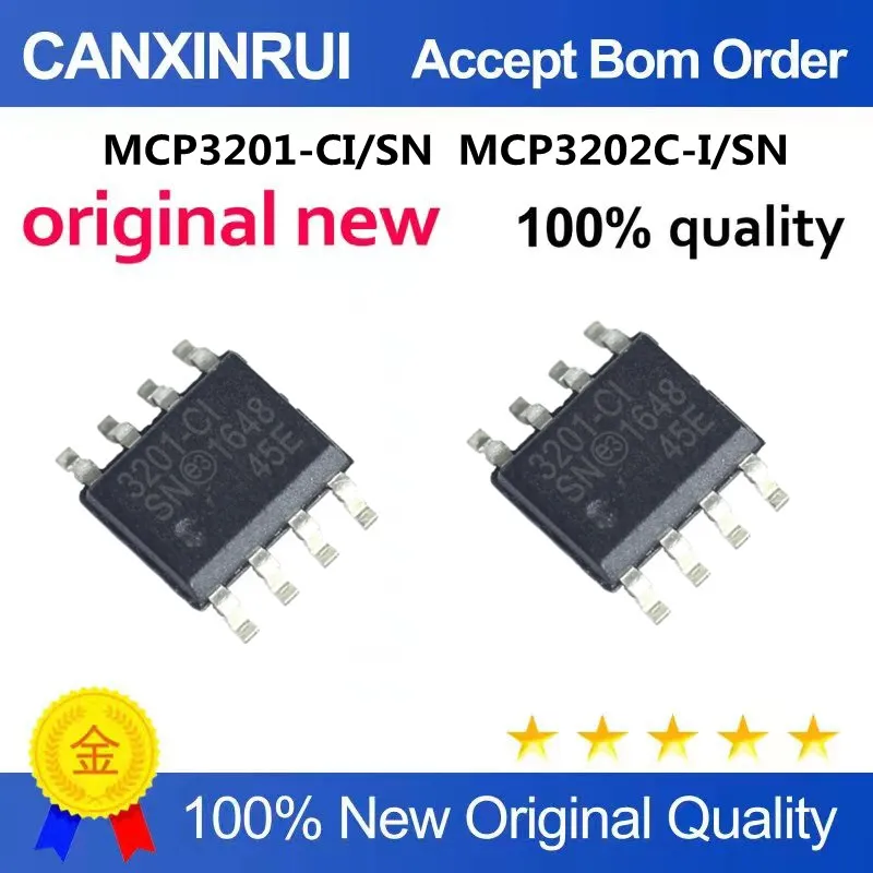 MCP3201-CI/SN MCP3202C-I/SN 3201-CI BI 3202-CI B-I/SN -BI/SN