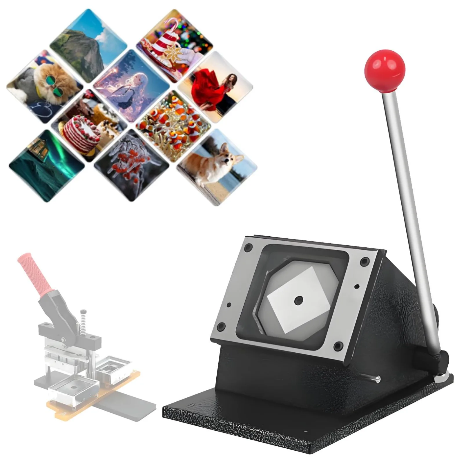 

Резак для бумаги для магнитов на холодильник, резак для бумаги для кнопок, резак для бумаги для машины для изготовления кнопок, для изготовления значков и магнитов своими руками