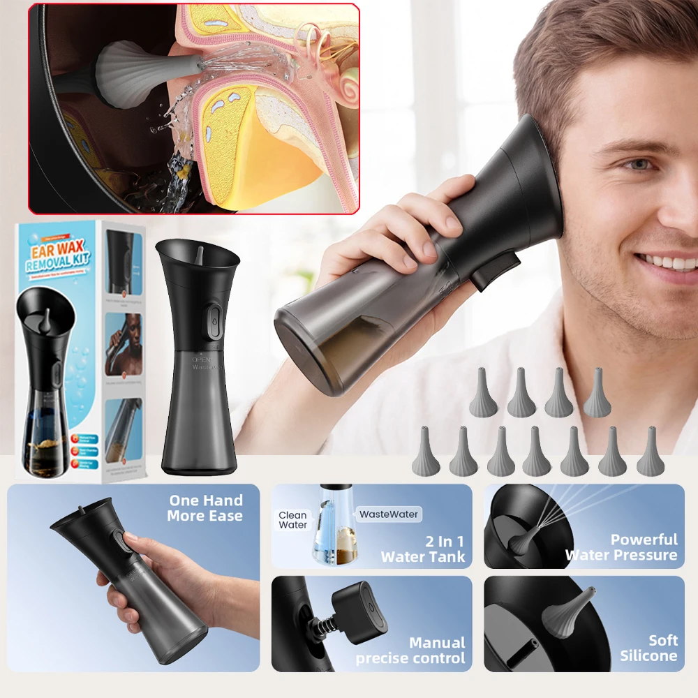 Smart Garden Watering System - Upgraded Ear Wax Removal with Waste
