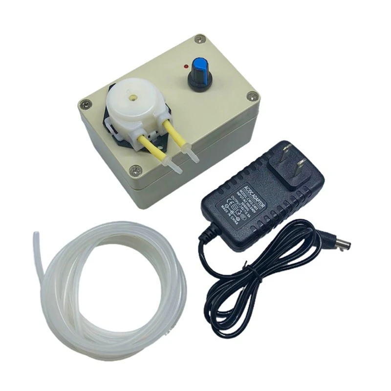 1 Set Industrial Grade Pump Adjustable Peristaltic Pump Ab21 Titration Pump Control Flow US PLUG