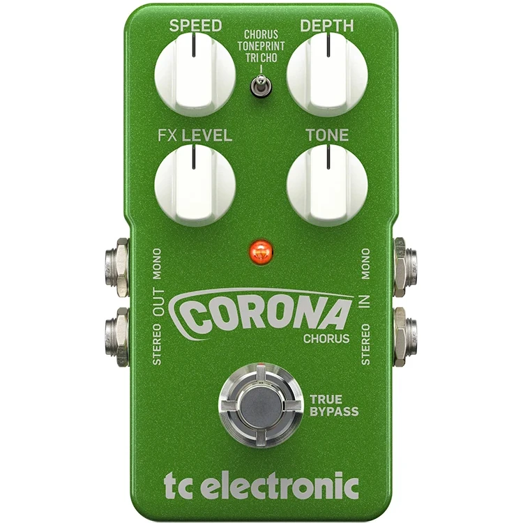 

Genuine Wholesale TC ELECTRONICS CORONA CHORUS Electric Guitar Bass Distortion Single Block Offers Guitar Effect