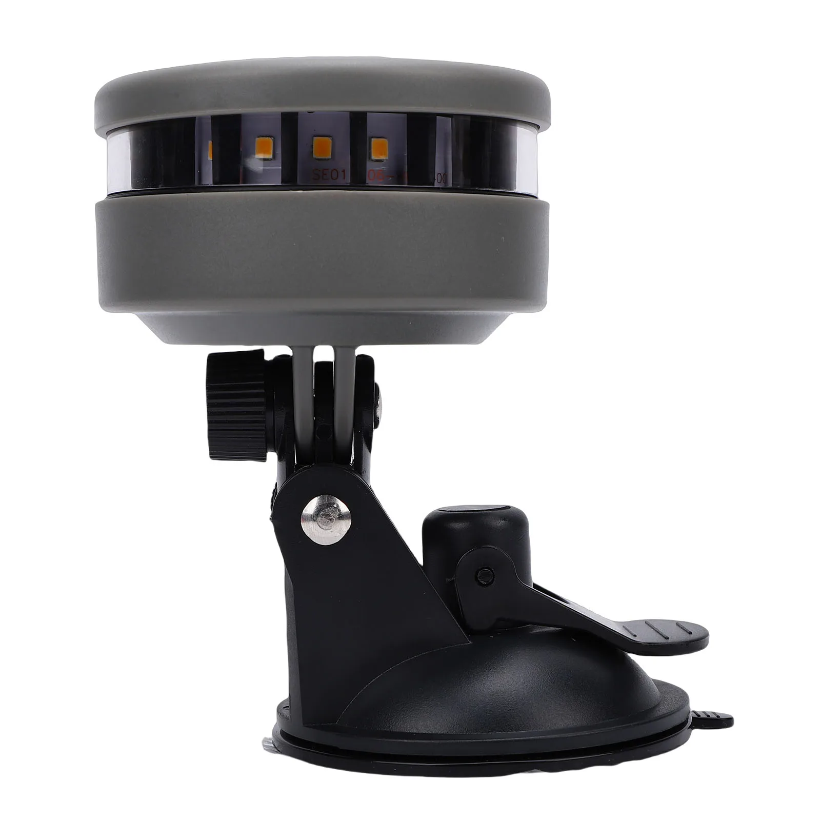 LED Stern Light Boat Navigation Light 55LM 2NM Visibility Warm White IP67 Battery Powered LED Anchor Light with Suction Cup Base