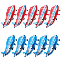 10 Pcs Balloon Straw Slowly Inflate Balloons Airplane Decor Ballon Decorations Foil Outdoor Party