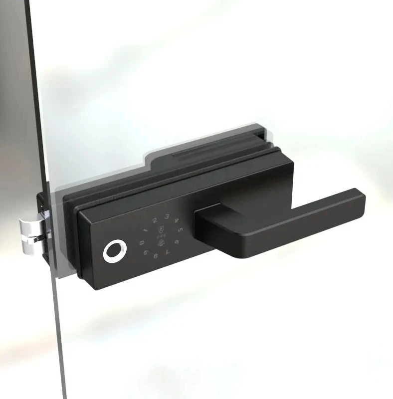 

zc02 Smart Lock Door Handle Tuya Smart Lock for Aluminum Door Ttlock Sliding Glass Door Lock