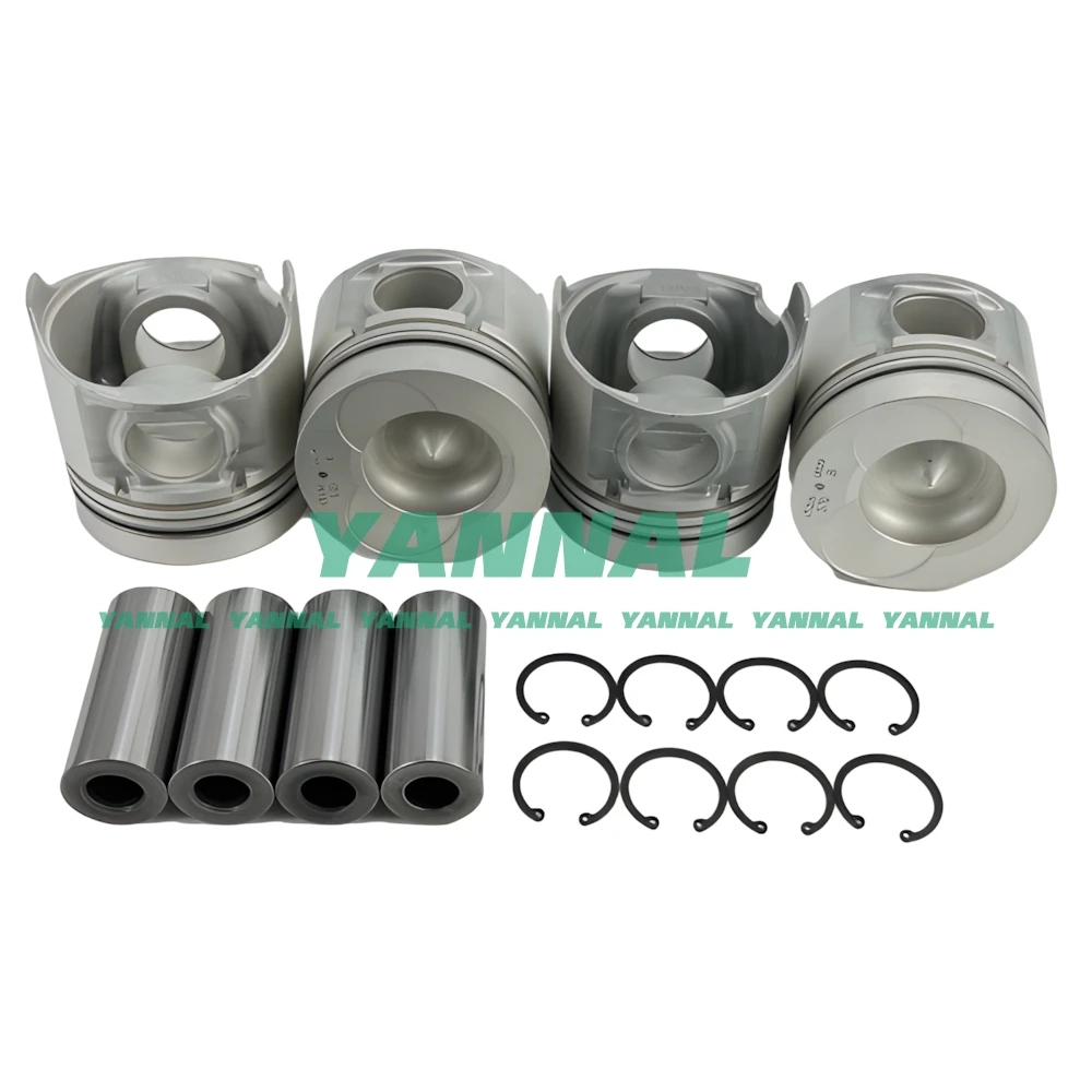 

4PCS N04C Piston Kit 13216-0020 For Hino Engine Spare Parts