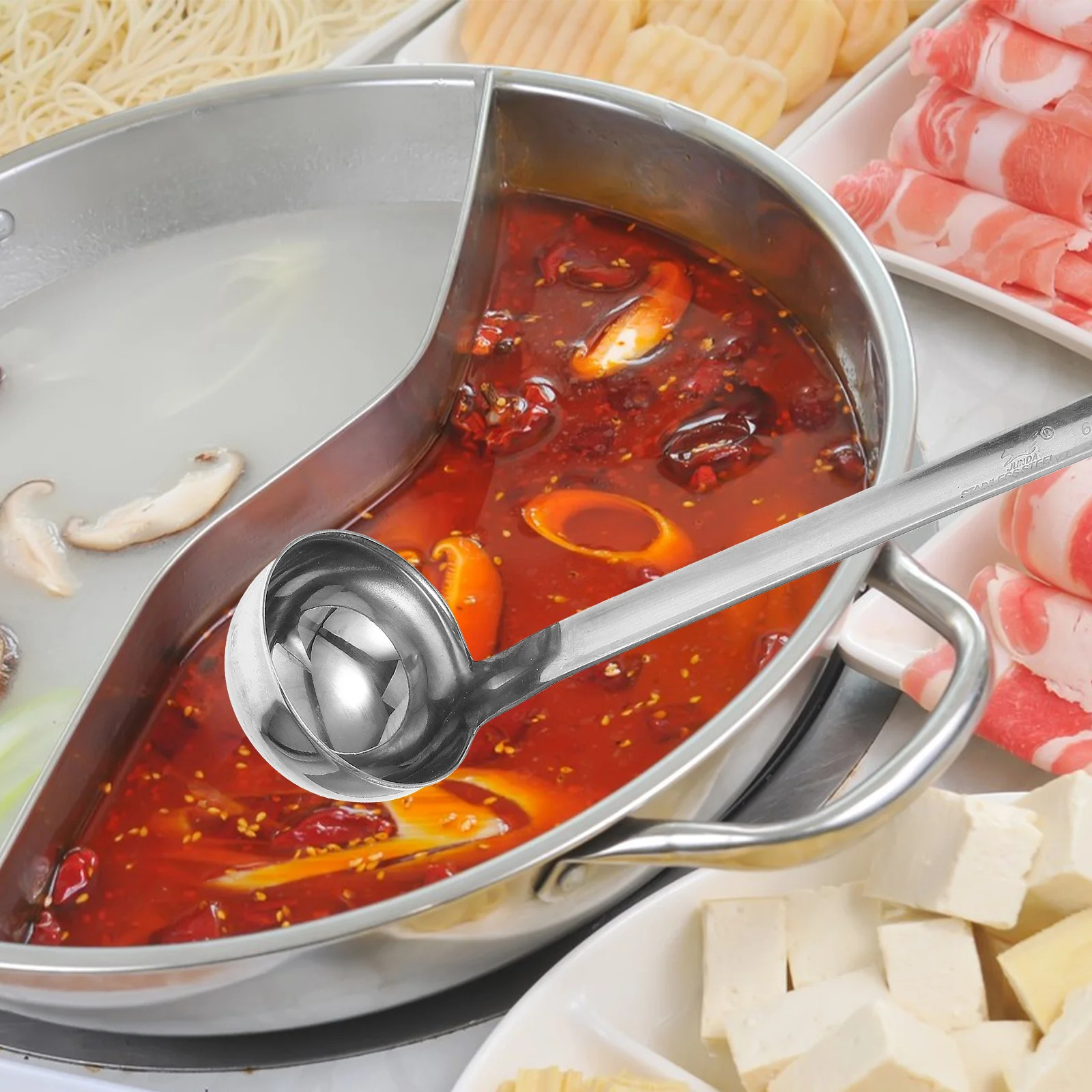 

Stainless Steel Measuring Spoon Long Handle Tablespoon for Cooking Baking Home Kitchen Practical Durable Easy Grip Hang Storage