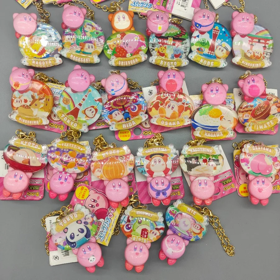 Llavero genuino Rement Kirbys Meta Knight King Dedede, colgante para mochila, regalo de cumpleaños Kawaii, juguetes de moda de dibujos animados de Anime para niñas