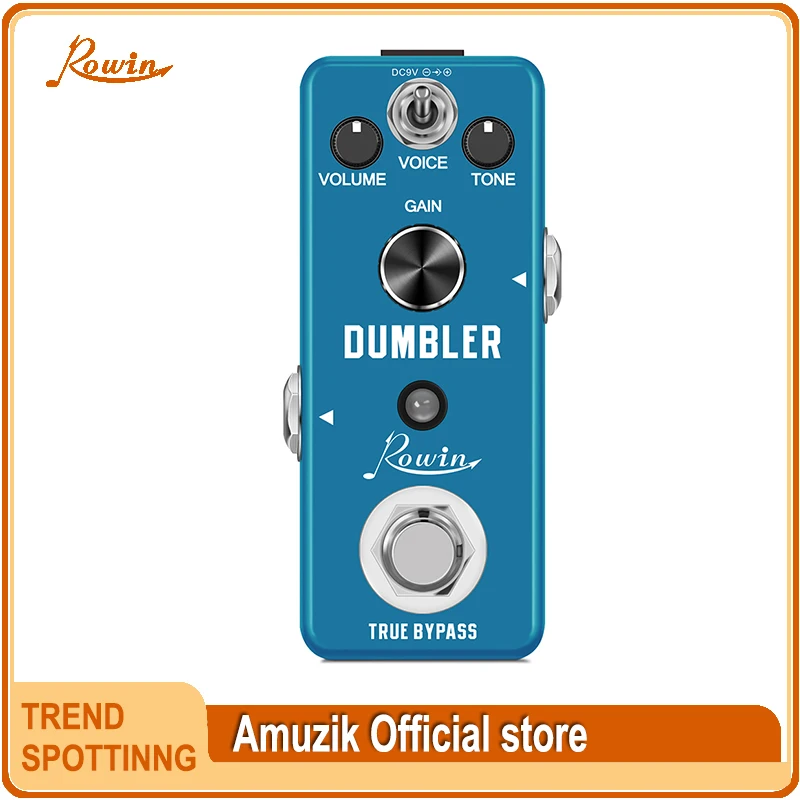 Rowin LEF-315 Dumbler Guitar Effect Pedal Sound Ranging From Tasty Light Overdrive to Juicy Mediium Low Distorortion