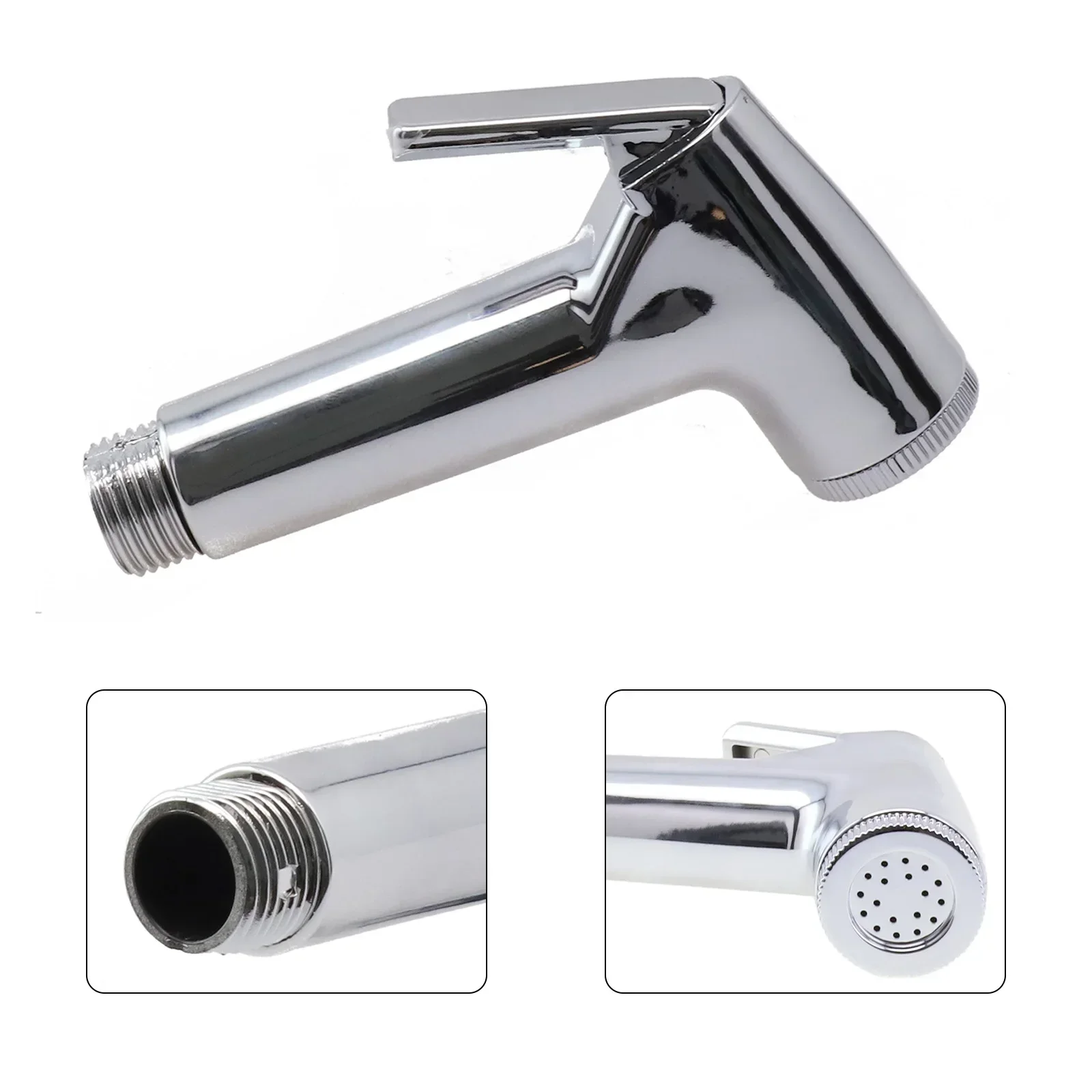 

Toilet Washers Bidet Spray Shower Nozzle Parts ABS Flushing Tool G1/2 In High Pressure For Most Shower Hose 1pcs