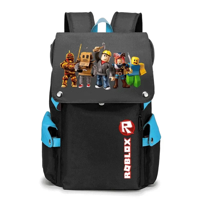 

Creative Roblox Cartoon Surrounding Men's Women's Backpacks, Large Capacity Leisure Computer Bags, Student Study Supplies