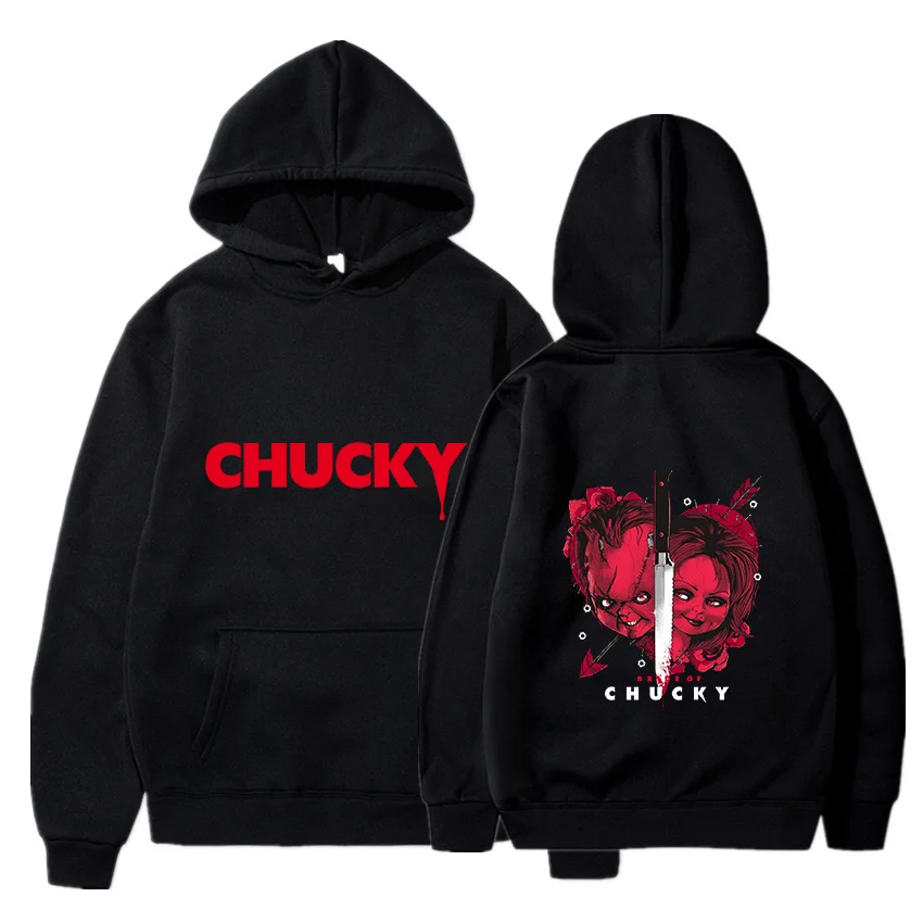 Horror Movie Child's Play Chucky Girls Boys Hoodie Harajuku Sweatshirt Women Men Long Sleeve Streetwear Pullovers Casual Tops