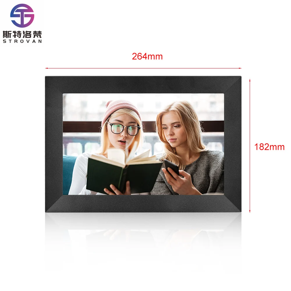 

Wall Mounted Lcd Digital Photo Frame 10.1 Inch hd Input Touch Screen Wifi Advertising Player