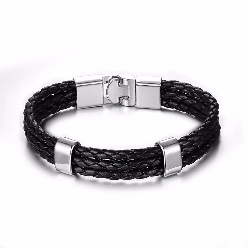 20 Stück Edelstahl Oval Großes Loch Slider Perlen Charms Clip für DIY Leder Seil Armbänder Armbänder Halskette Schmuckherstellung – Detail 7