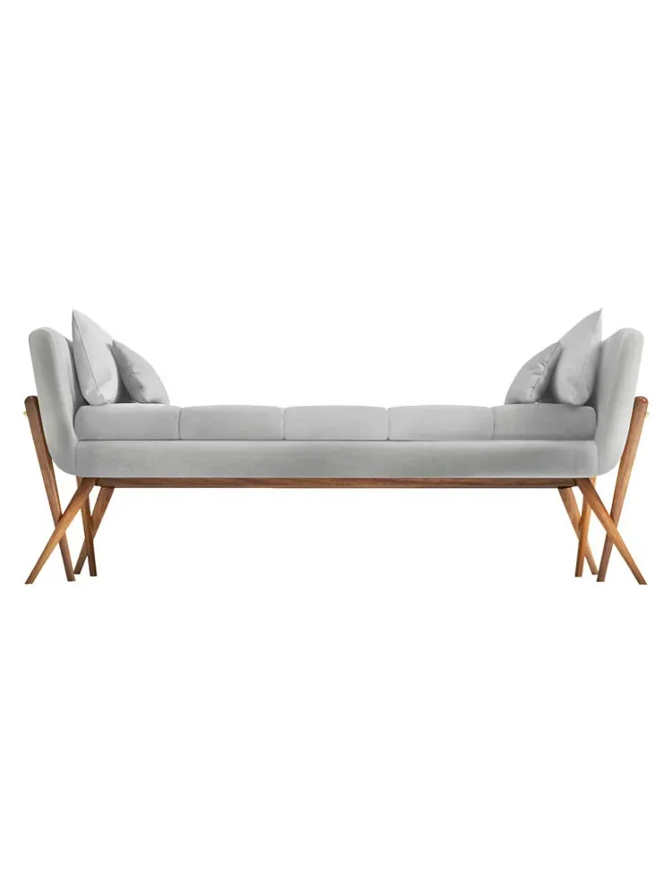 Stoff Sofa Hocker einfache Bank Studie Schlafzimmer Nachttisch Hocker Home Schuh Wickel hocker