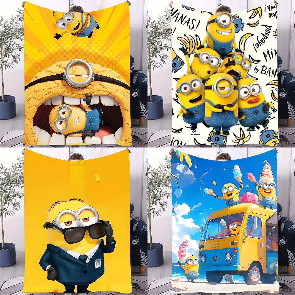 

Anime film M-minions Blanket Design Lightweight Throw Blanket For Dorms, Naps, Living Room, Office,Sofa,All-Season