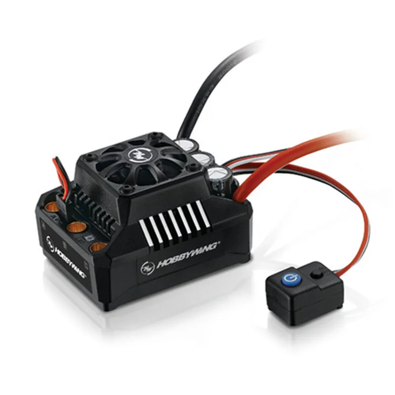 Hobbywing ESC MAX6 V3 160A Brushless + 5687SL 1100KV Motor Set for Light Load RC Models for 1/5th 1/6th Hobbyists