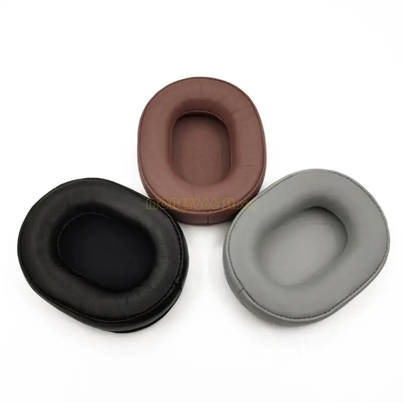 F62C 헤드셋 이어 패드 ATH-MSR7 MSR7B MSR7SE MDR-7506 헤드셋 이어 컵 내구성 양가죽 이어 컵