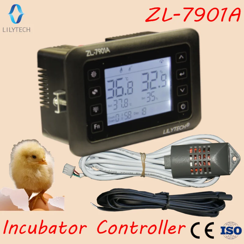 ZL-7901A, PID Multifunctional Automatic Intelligent Incubator Controller, Hatching Controller, Lilytech, Incubator Controller