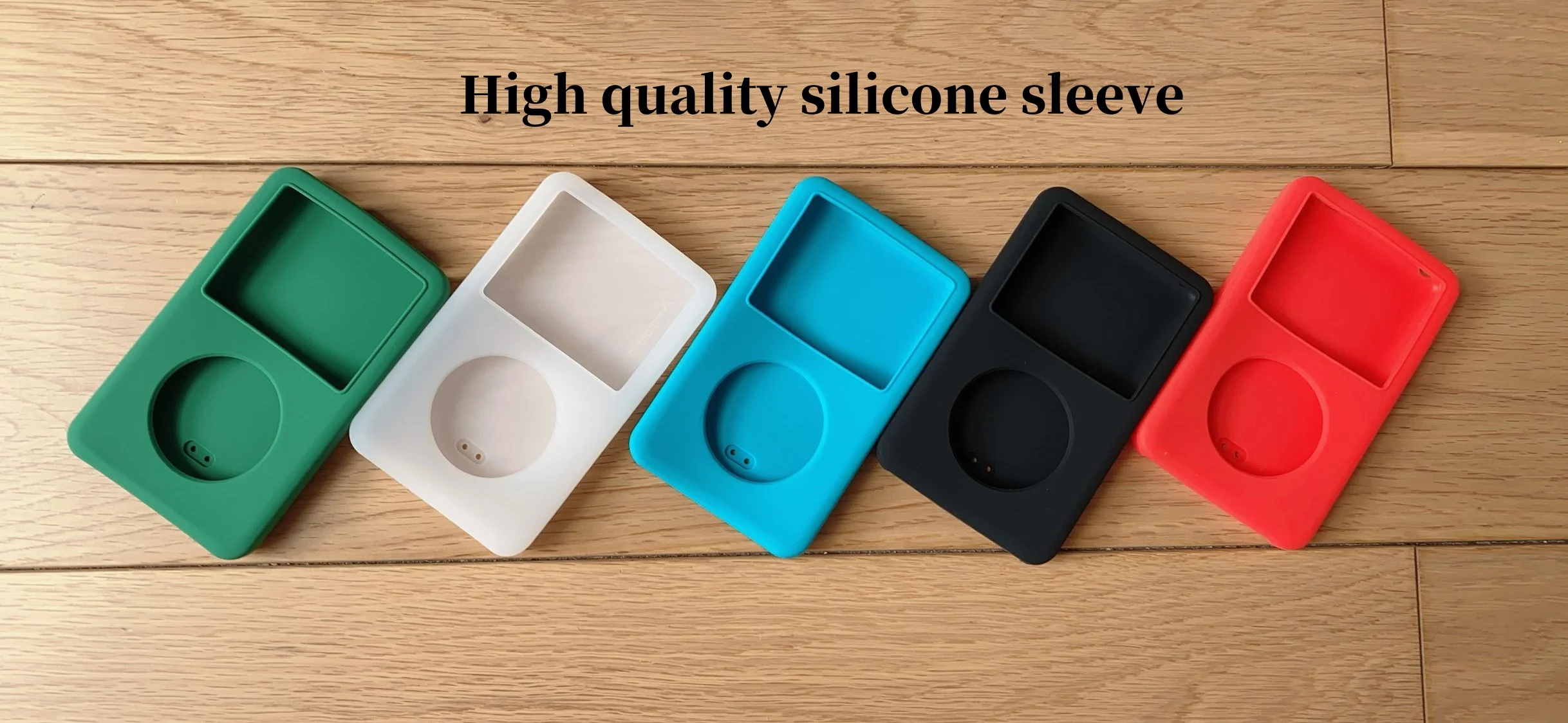 High Quality Silicone Sleeve Soft Silicone Rubber Protective Case Pouch for iPod 6th Classic 80GB 120GB 7th Classic Thin 160GB