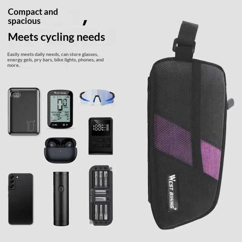 New Mini Portable Outdoor Bicycle Rear SeatBag Streamlined Design Cycling Bag Front Frame Bag For Road Bike Cycling Accessories
