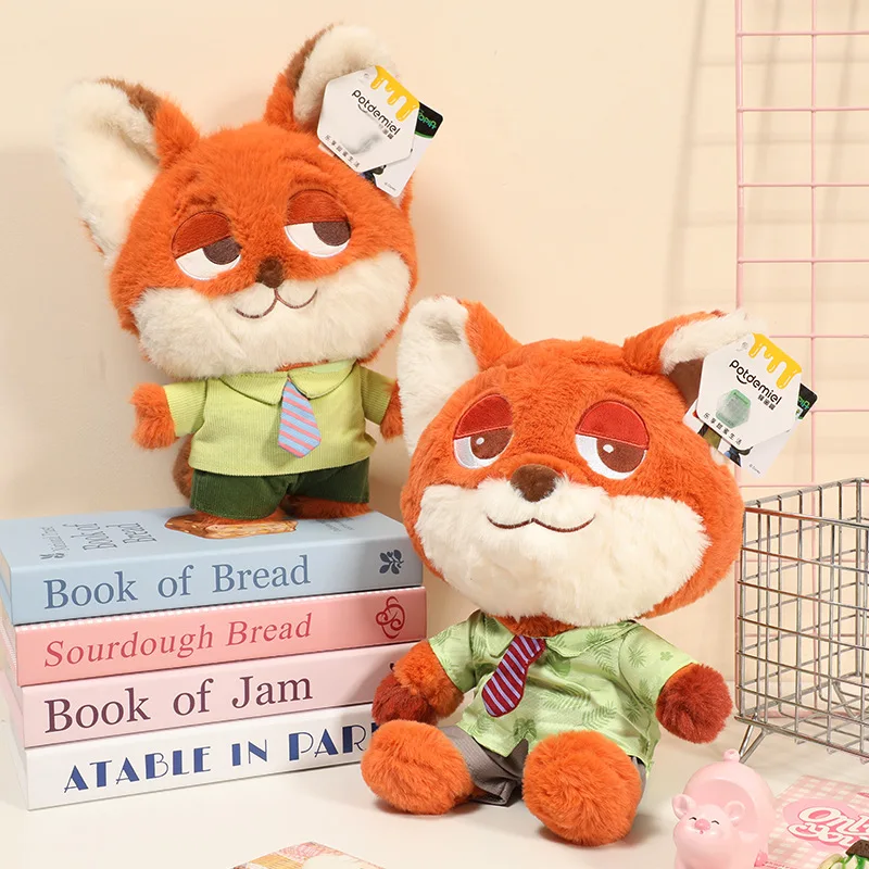 

25cm Disney Zootopia Cute MengTang Plush Dolls Judy Nick Flash Clawhauser Bellwether Soft Stuffed Animal Toy Gift