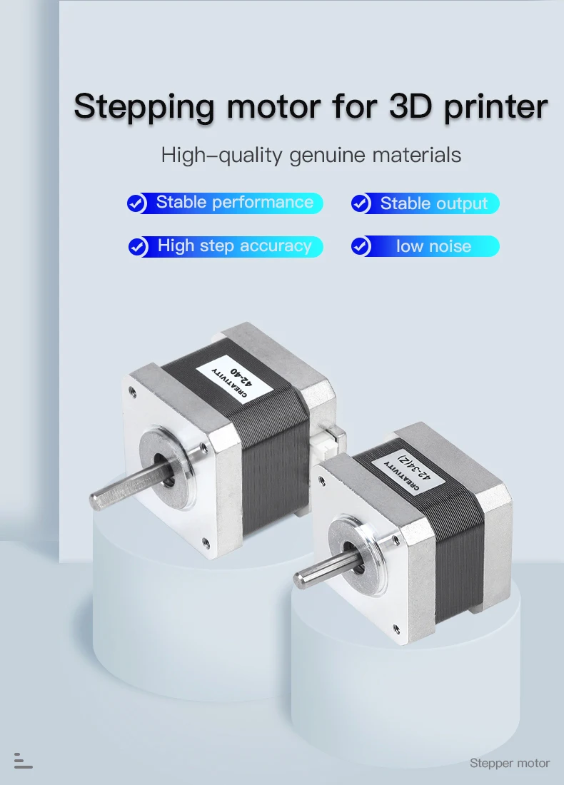Creativity 42-34 X-Achsen-Schrittmotor mit 2GT Synchrongetriebe für Ender 3, Pro Ender-5 Serie/CR-6 SE, Max /CR-6 SE 3D-Drucker – Detail 4