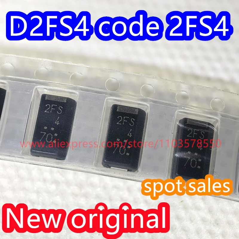 

10PCS 100% New original D3FS4A silk screen 3FS 4A 2.6A 40V package DO214AB surface mount Schottky diode D2FS4 code 2FS4 40V 1.6A