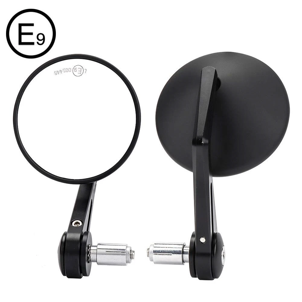 Motorfiets Bar Einde Spiegel Universele 360 ° Stuur Achteruitkijkspiegel Voor Sportster Softail Road King V-Star Motorfiets Accessoires