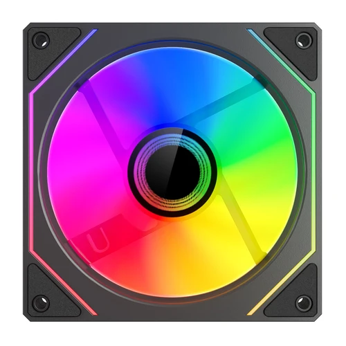 Imagen 2 del producto TEUCER Prism4 Pro ARGB ventilador 120mm PC caso ventilador Kit 4pin PWM CPU ventiladores de refrigeración 3pin 5v RGB 12cm ventilador de ordenador para juegos