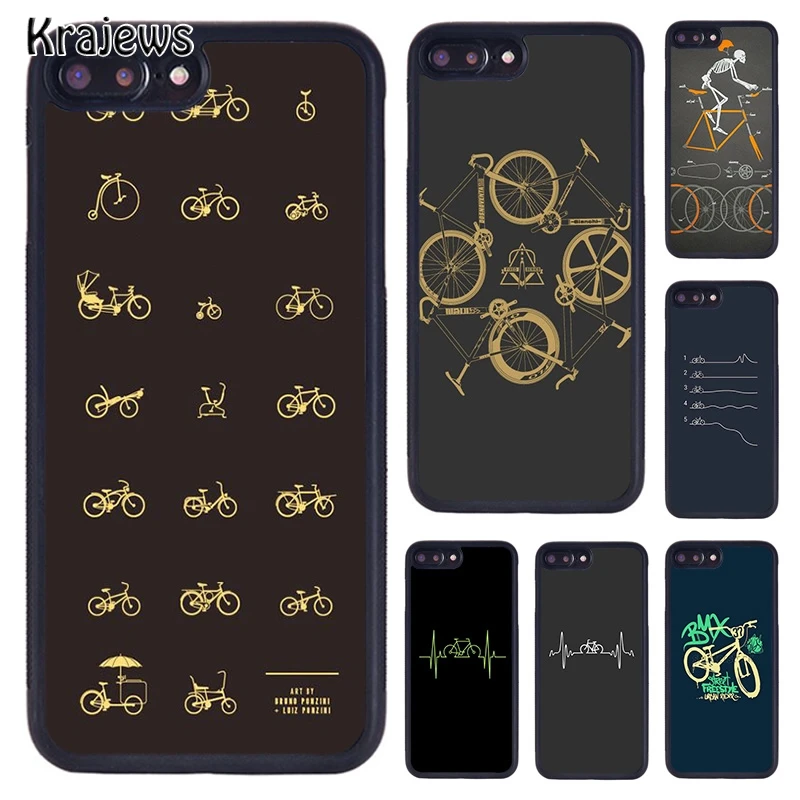 Krajews Keep calm & BMX Biker cycling Phone Case For iPhone 16 15 14 Plus 11 12 mini 13 Pro XR XS Max cover coque