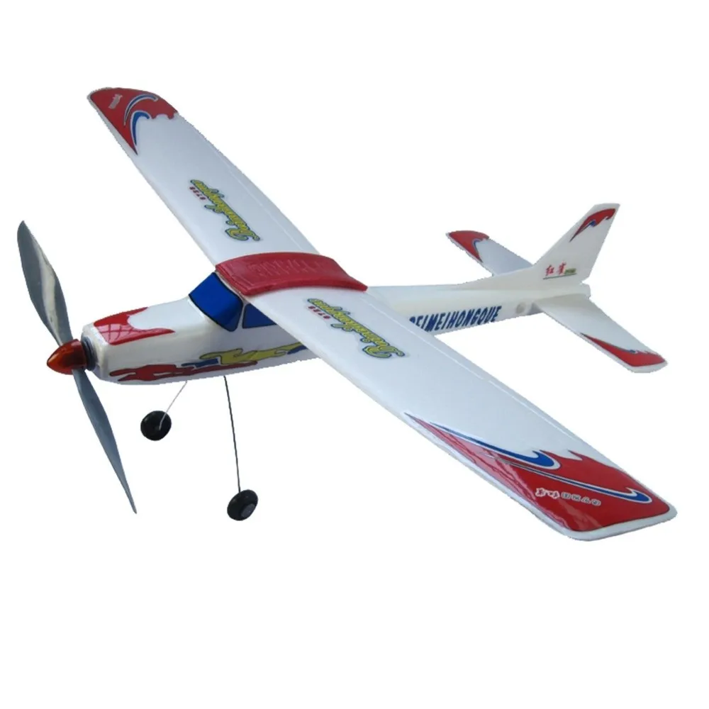 aviao-movido-a-elastico-diy-vermelho-e-branco-planador-de-borracha-410-515-210mm-modelo-de-aviao-para-estudantes