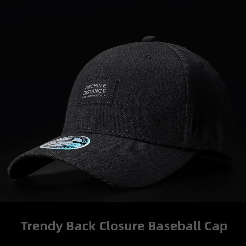 Cool Autumn Winter New Style Men's Hat Dual Wear Hard Top Baseball Cap Trendy Versatile Couple's Hat Casual Comfortable Cotton