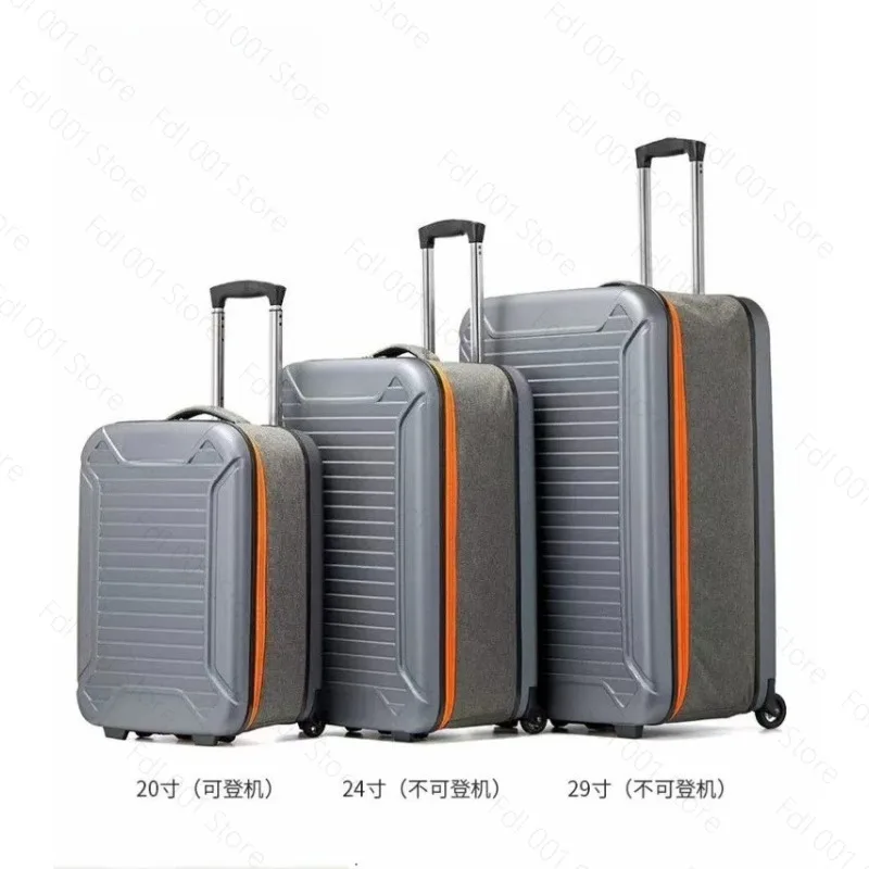 Folding trolley case, suitcase, large-capacity suitcase, 20-inch boarding case, a must for business travel