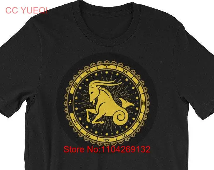 Capricorn T Shirt Zodiac Astrology Sign for Symbol  long or short sleeves