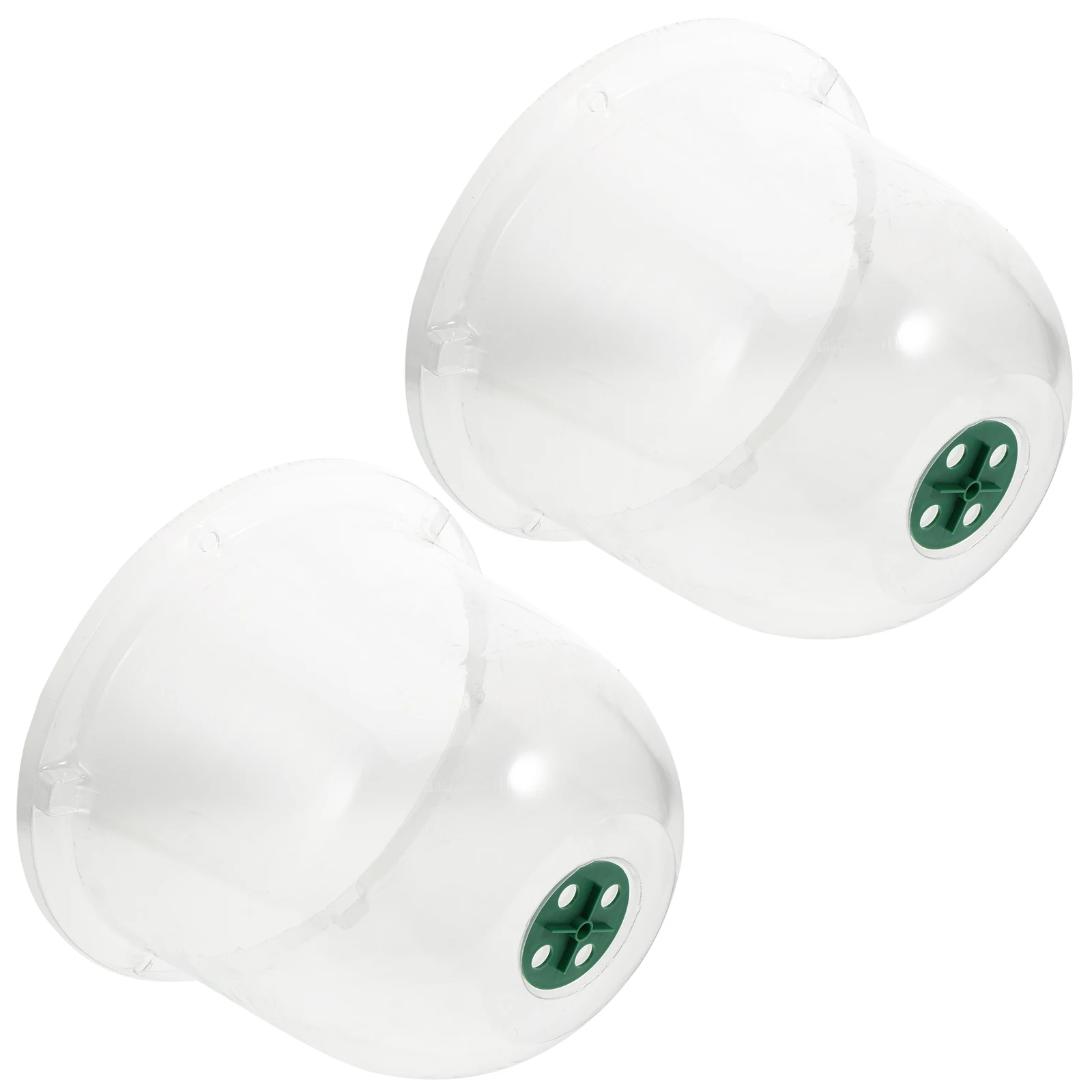 

2pcs Plant Protective Cover Greenhouse Mini Cloche Waterproof Shelter for Seedlings Flowers Tomatoes Garden for Plants