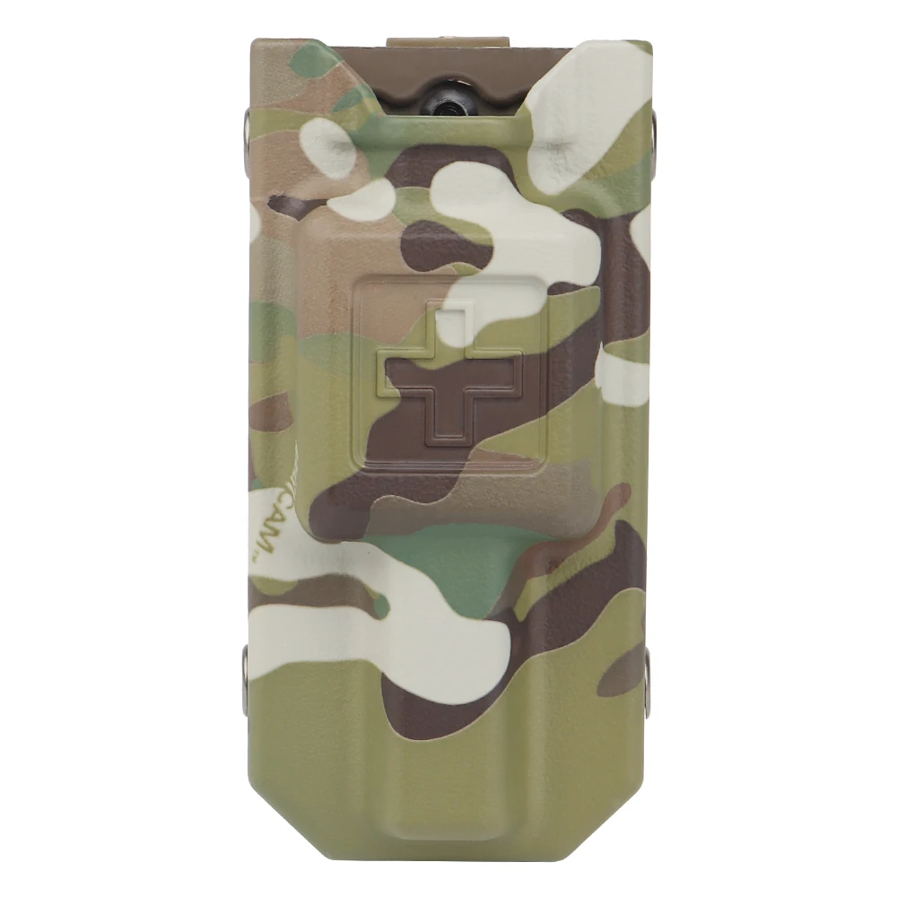 Wosport Tourniquet Case Hard Shell Holder with Replaceable Back Mounts and Two Attachment Options for Airsoft Gear Storage
