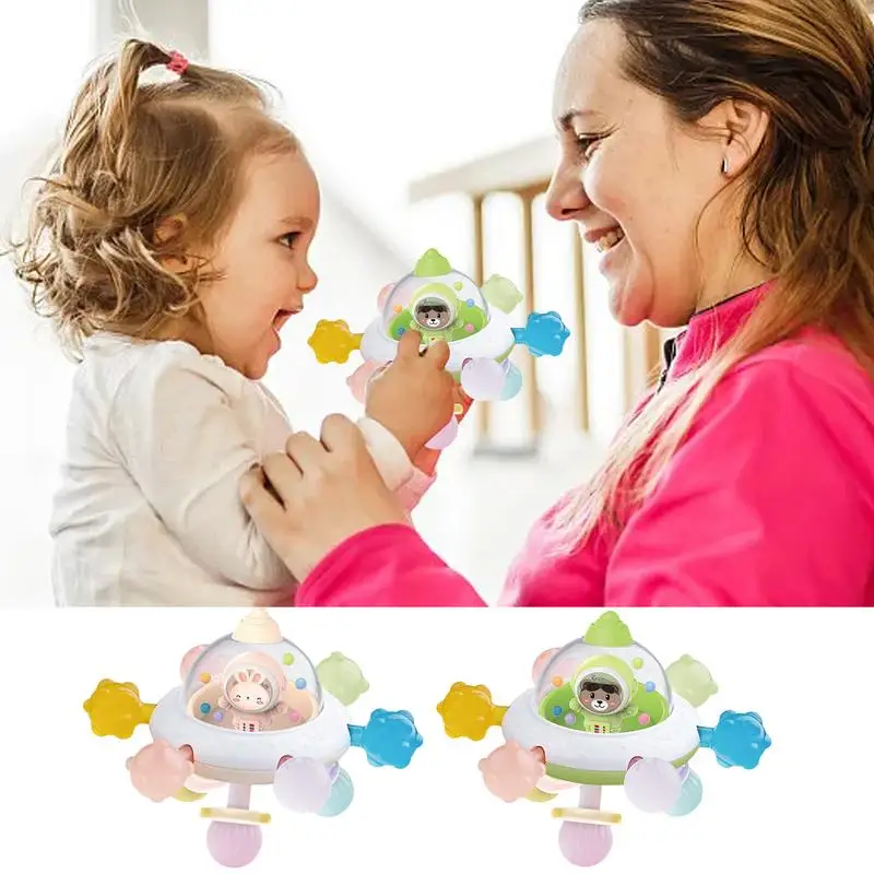 Montessori Baby Teething Toys Sensory Chew Teething Ball Rattle Grasping Activities Babies Toys for 0-18 Months Girls Boys Gifts