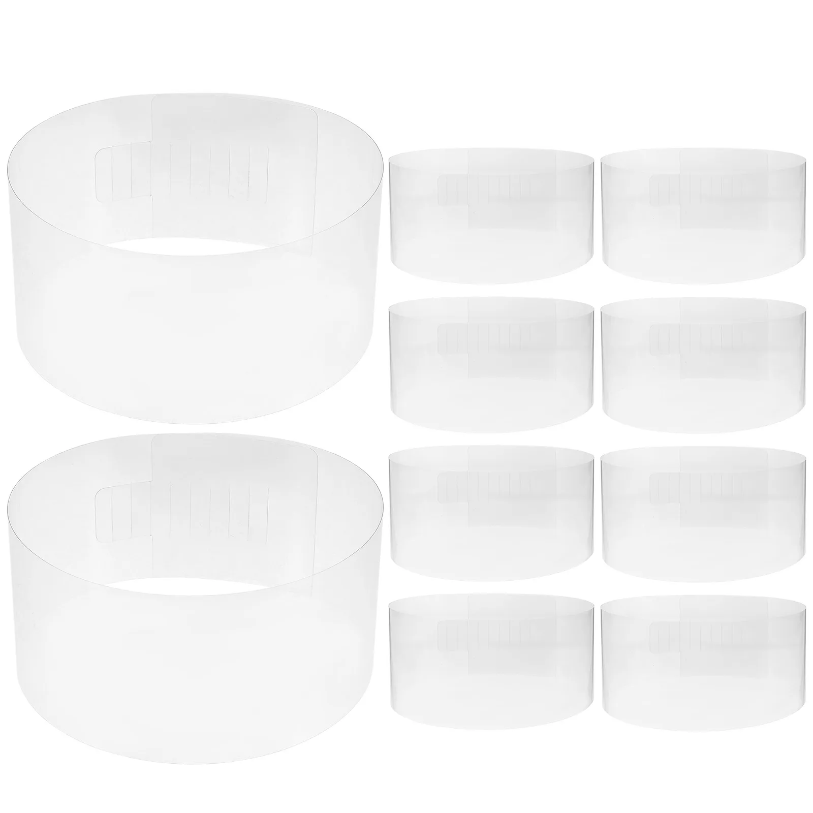 

10pcs Hat Inner Support Smooth Surface Plastic Fedora Millinery Cap Holders Baseball Insert Adjustable Display Rack Hat