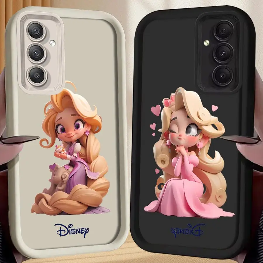

Phone Case for Samsung Galaxy S24 Ultra S20 FE S21 S23 Plus 20 S23fe Shell Funda ShockProof Cover Disney Princess Girl
